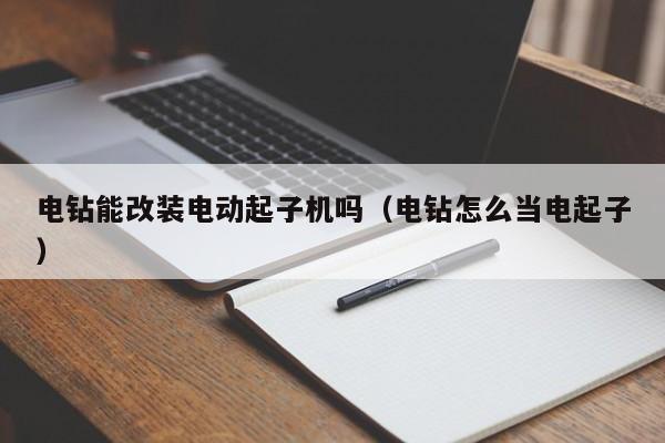 电钻能改装电动起子机吗（电钻怎么当电起子）